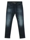 Emporio Armani Denim Jeans Belt Loops In Blue