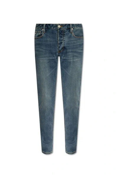 Emporio Armani Slim Fit Jeans In Denim