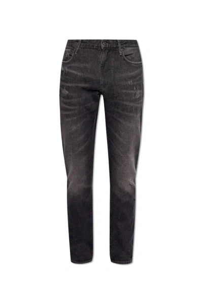 Emporio Armani Slim Fit Jeans In Grey