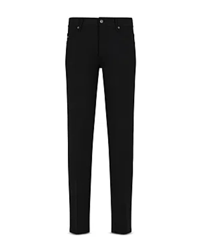 Emporio Armani Slim Fit Jeans In Solid Black