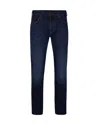 Emporio Armani Slim Fit Stretch Cotton Denim Jeans In Blue