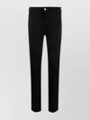 Emporio Armani Slim-fit Stretch Cotton Jeans With Belt Loops In Black