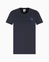 Emporio Armani Slim Fit T-shirts In Blue