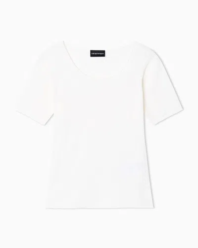 Emporio Armani Slim Fit T-shirts In White