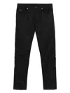 Emporio Armani Man Pants Black Size 31 Cotton, Elastane In Black