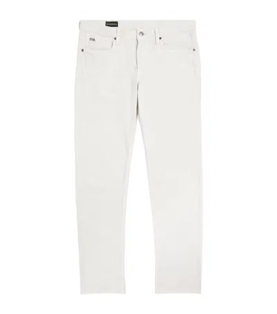Emporio Armani Slim Jeans In White