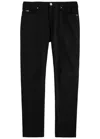 Emporio Armani Slim-leg Jeans In Black