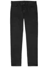 Emporio Armani Slim-leg Jeans In Black