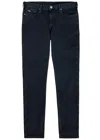 Emporio Armani Straight-leg Jeans In Black