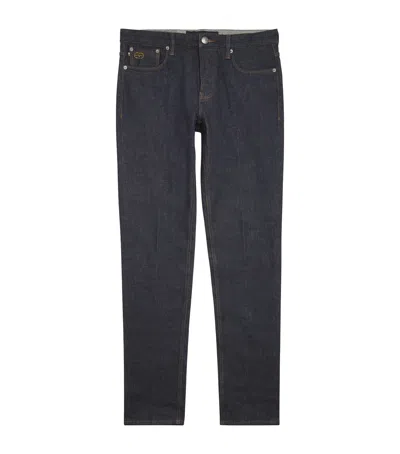 Emporio Armani Slim-leg Jeans In Blue
