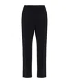 Emporio Armani Slim-legged Tailored Trousers In Black
