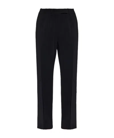 Emporio Armani Slim-legged Tailored Trousers In Black