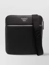 Emporio Armani Small Messenger Bag With Front Zip Pocket
