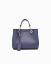 Emporio Armani Small Myea Shopper Bag With Deer Print