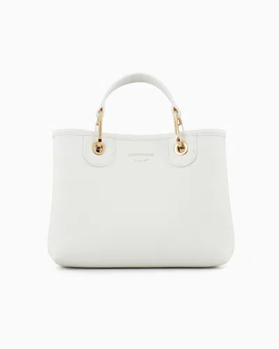 EMPORIO ARMANI SMALL MYEA SHOPPER BAG WITH DEER PRINT