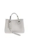 Emporio Armani Small Myea Tote Bag In Grey