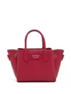 Emporio Armani Small Tote Bag In Red