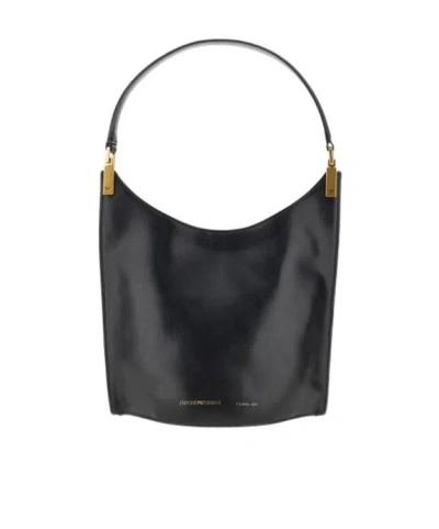 Emporio Armani Snap Button Shoulder Bag