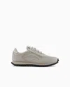 Emporio Armani Sneaker Mit Details Aus Mesh In Grau