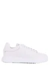 Emporio Armani Man Sneakers White Size 12 Soft Leather