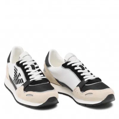 Emporio Armani Sneakers In Beige