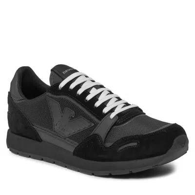Emporio Armani Sneakers In Black