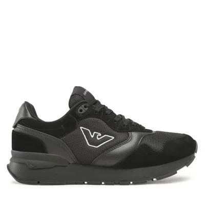 Emporio Armani Sneakers In Black