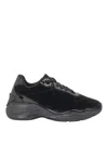 Emporio Armani Quilted Trainers In Black