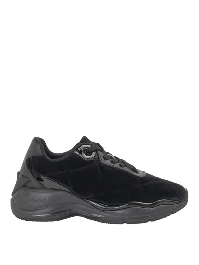 EMPORIO ARMANI ZAPATILLAS - NEGRO