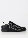 Emporio Armani Logo-print Sneakers In Schwarz