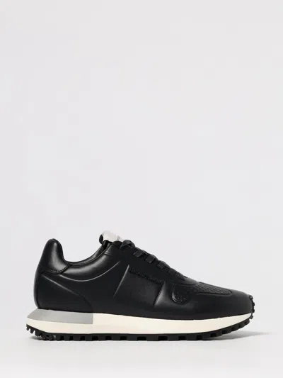 Emporio Armani Sneakers  Men Color Navy In Black