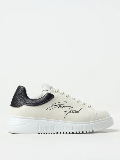 Emporio Armani Sneakers  Men Color White