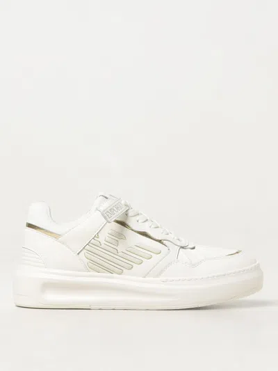 Emporio Armani Sneakers  Woman Color White In 白色