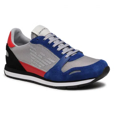 Emporio Armani Sneakers In Grey