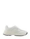 Emporio Armani Sneakers In Off White+off White