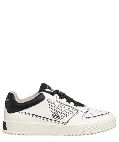 Emporio Armani Sneakers In Weiss