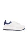 EMPORIO ARMANI SNEAKERS WITH CONTRASTING RIVET