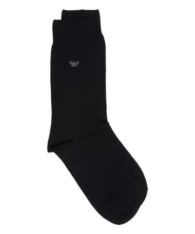 Emporio Armani Socks In Black