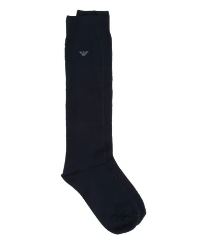 Emporio Armani Socks In Blue