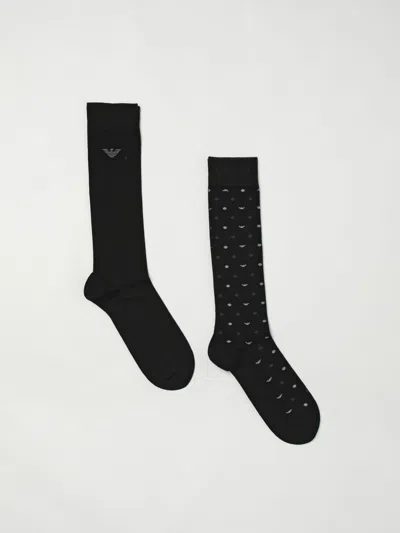 Emporio Armani Socks  Underwear Men Color Black