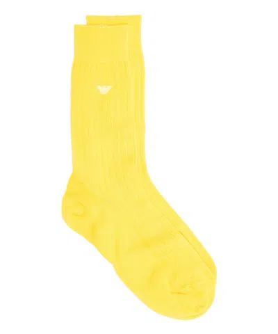 Emporio Armani Socks In Yellow
