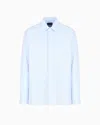 Emporio Armani Classic Shirts In Light_blue