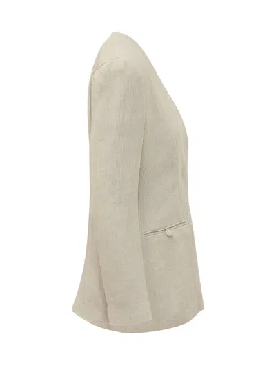Emporio Armani Sophisticated Blazer With Sleek A-frame Pocket In Rope