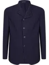 Emporio Armani Split Jacket Clothing In Blue
