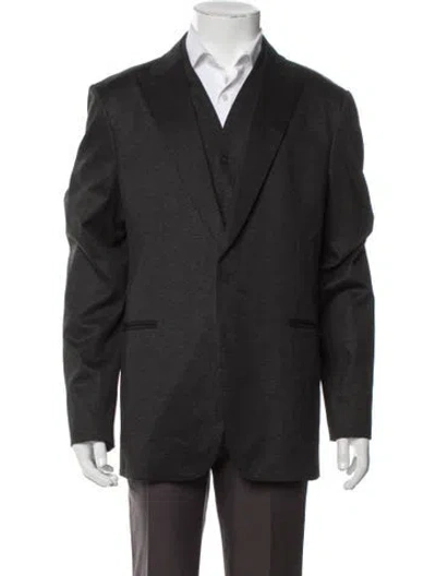 Pre-owned Emporio Armani Sport Coat W/ Tags In Gray