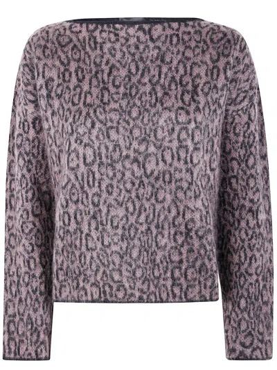 Emporio Armani Spotted Print Sweater In Animal Print
