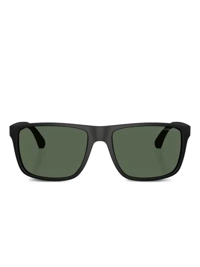 Emporio Armani Square-frame Sunglasses In Black