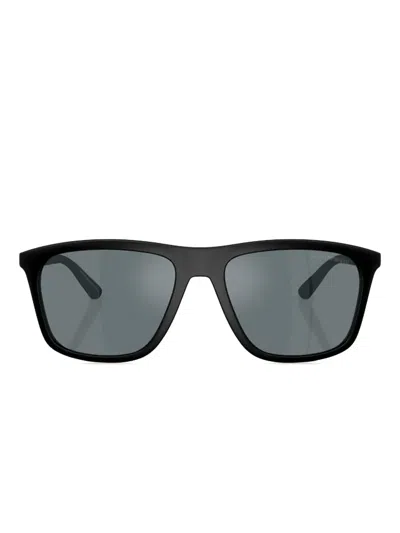 Emporio Armani Square-frame Sunglasses In Black