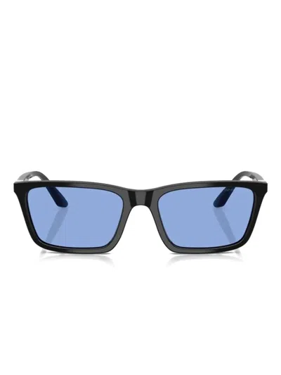 Emporio Armani Square-frame Sunglasses In Black