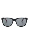 Emporio Armani Square-frame Sunglasses In Black